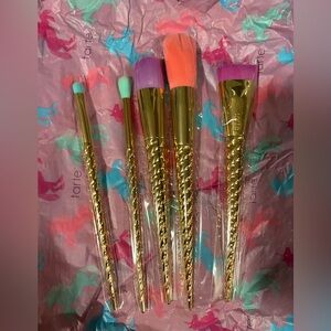 Tarte Unicorn Makeup Brush Set - Gold and Multicolor